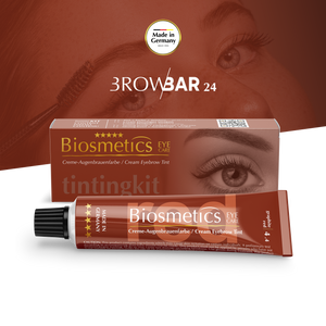 Biosmetics Augenbrauenfarben-Set Graphite Red