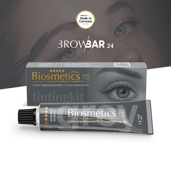 Biosmetics Augenbrauenfarben-Set Ashgrey