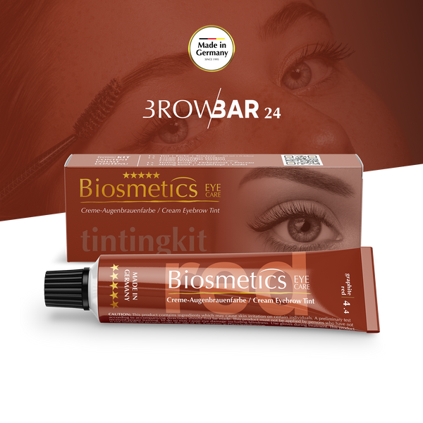 Biosmetics Augenbrauenfarben-Set Graphite Red
