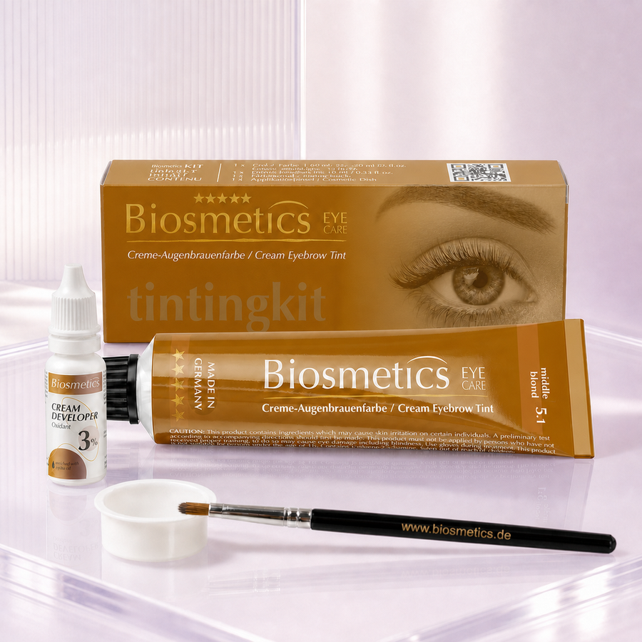 Biosmetics Augenbrauenfarbe Set Middle Blond 5.1